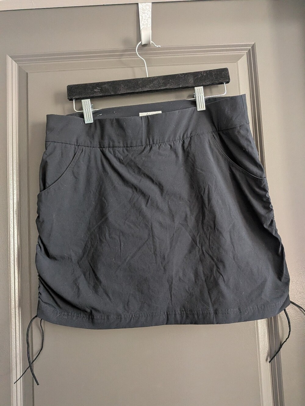 Women's Columbia Ruched Side Skirt Active Wear Skort Size L